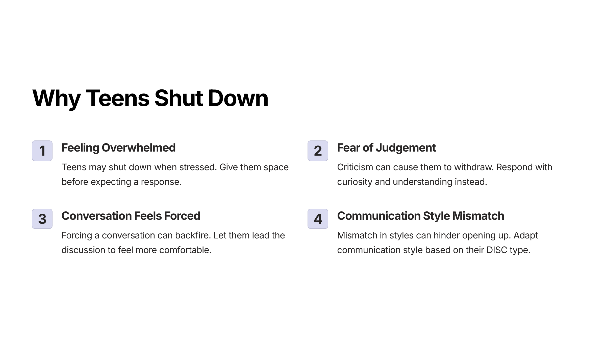 Why Your Teen Shuts Down: Understanding Their Communication Style
